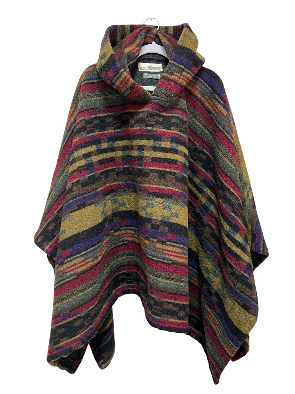 Parachute Poncho by Nicola Pelly & Harry Parnass, Wool Blend One Size Fits All - Picture 5 of 7